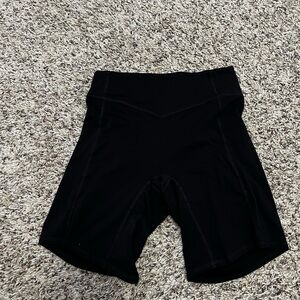 Women's Sleek Black Bike Shorts